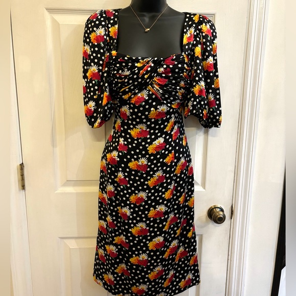 Vintage Oscar de la Renta Daisy Print Dress